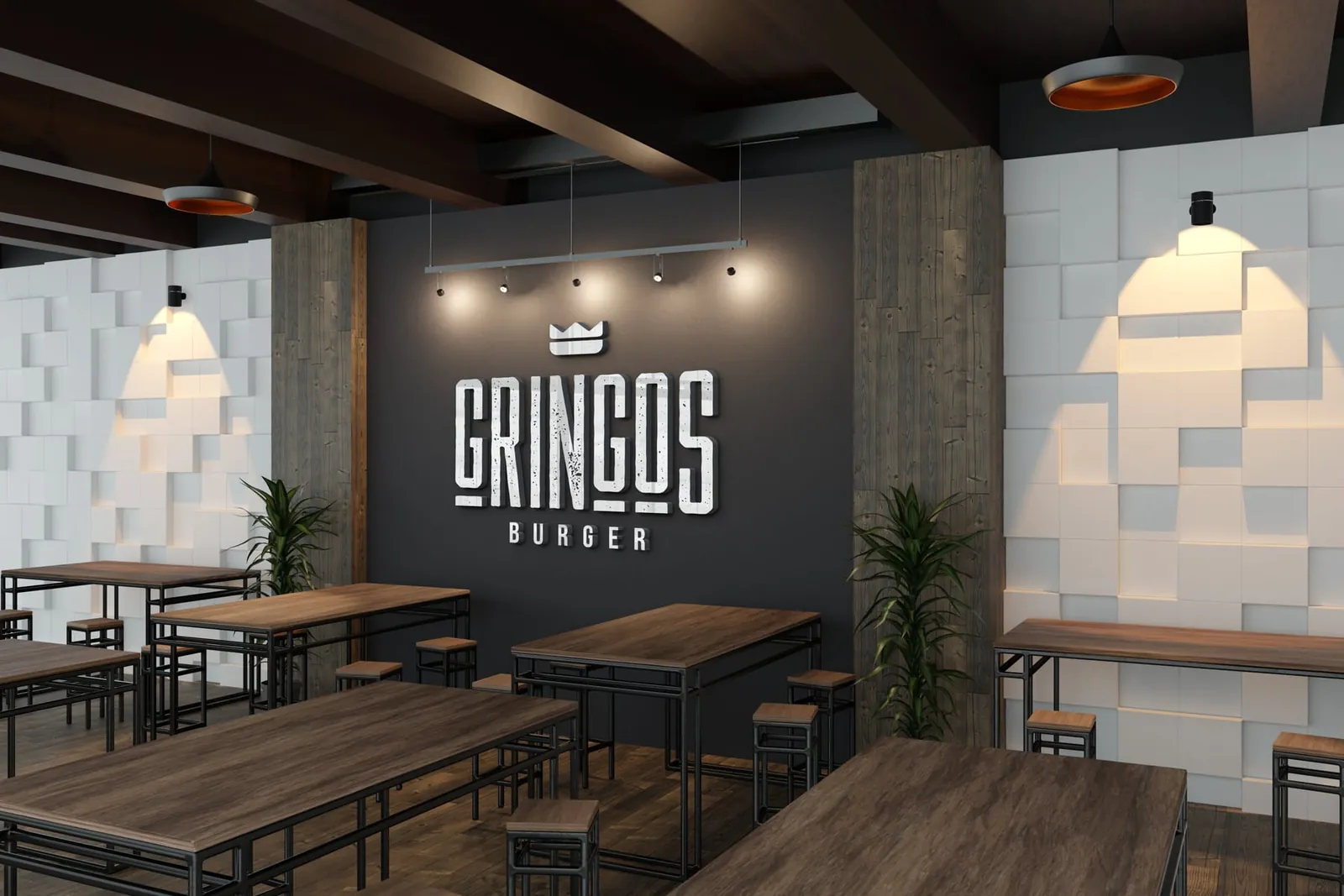 Mockup — parede interna