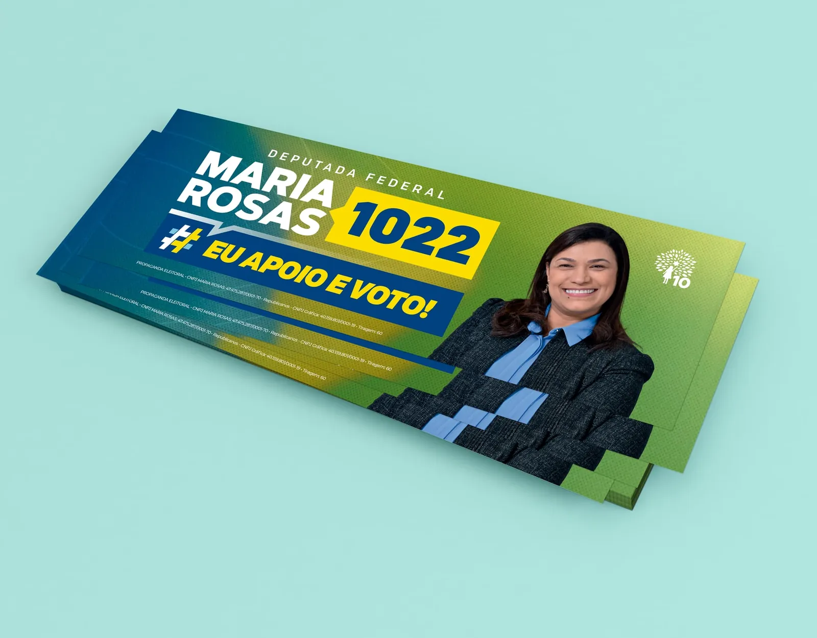Mockup — adesivo de para-choque
