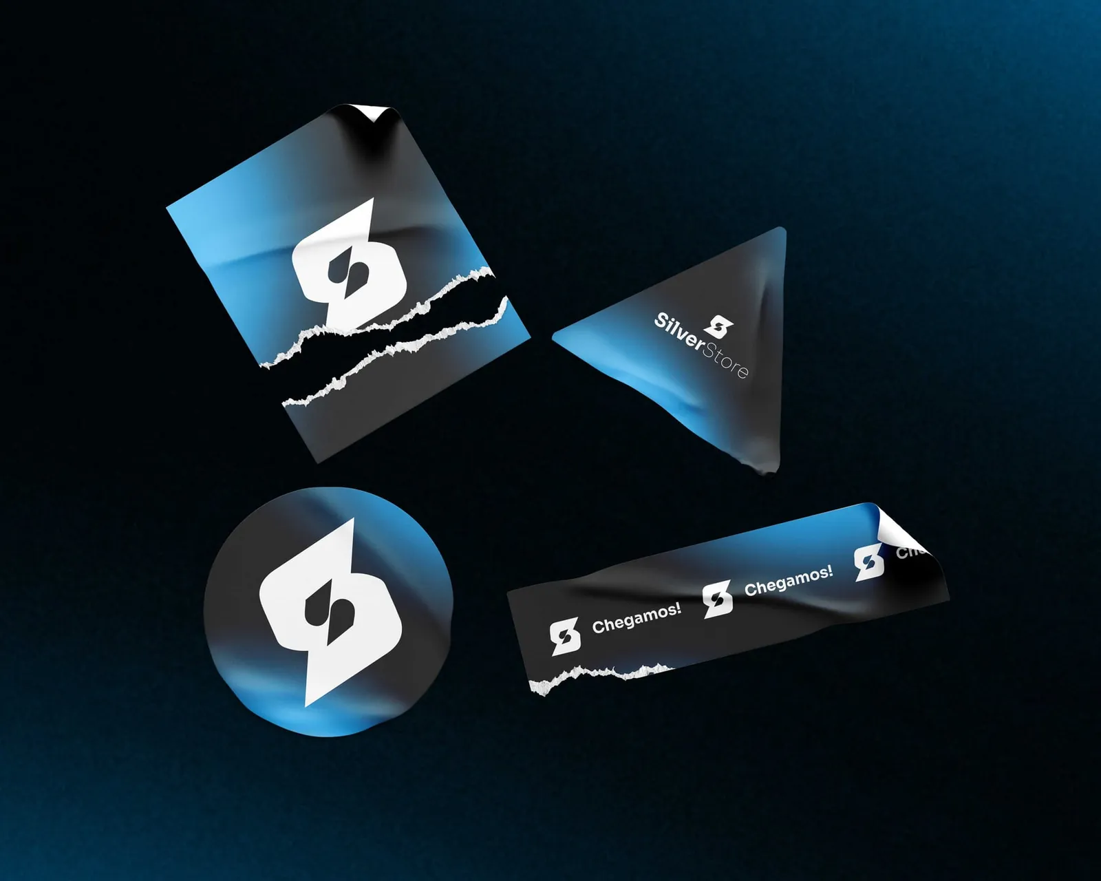 Mockup — adesivos